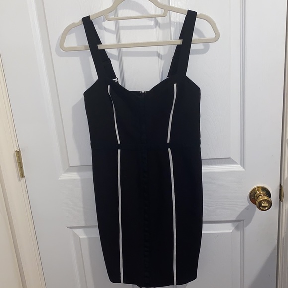 NWT REBECCA MINKOFF BLACK JOY DRESS SIZE 2 - Picture 3 of 16